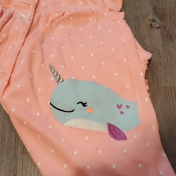 💚 Carter's | Baby Girl Romper | Polka-dot - Picture 5 of 5